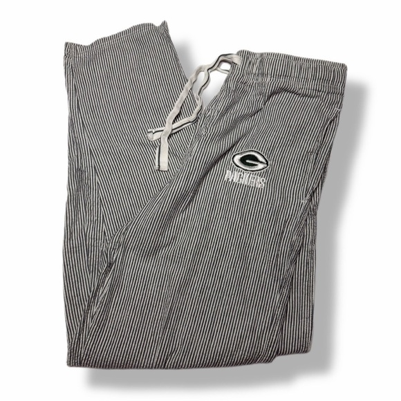 Reebok Other - Green Bay Packers Lounge Pajama Pants Reebok NFL Team Apparel Striped Size Small